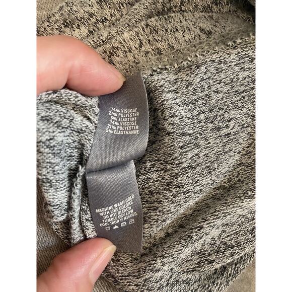 Aerie Sweater Womens Medium Cozy Flowy Casual Open Cardigan Gray Thumb Holes - Picture 5 of 10